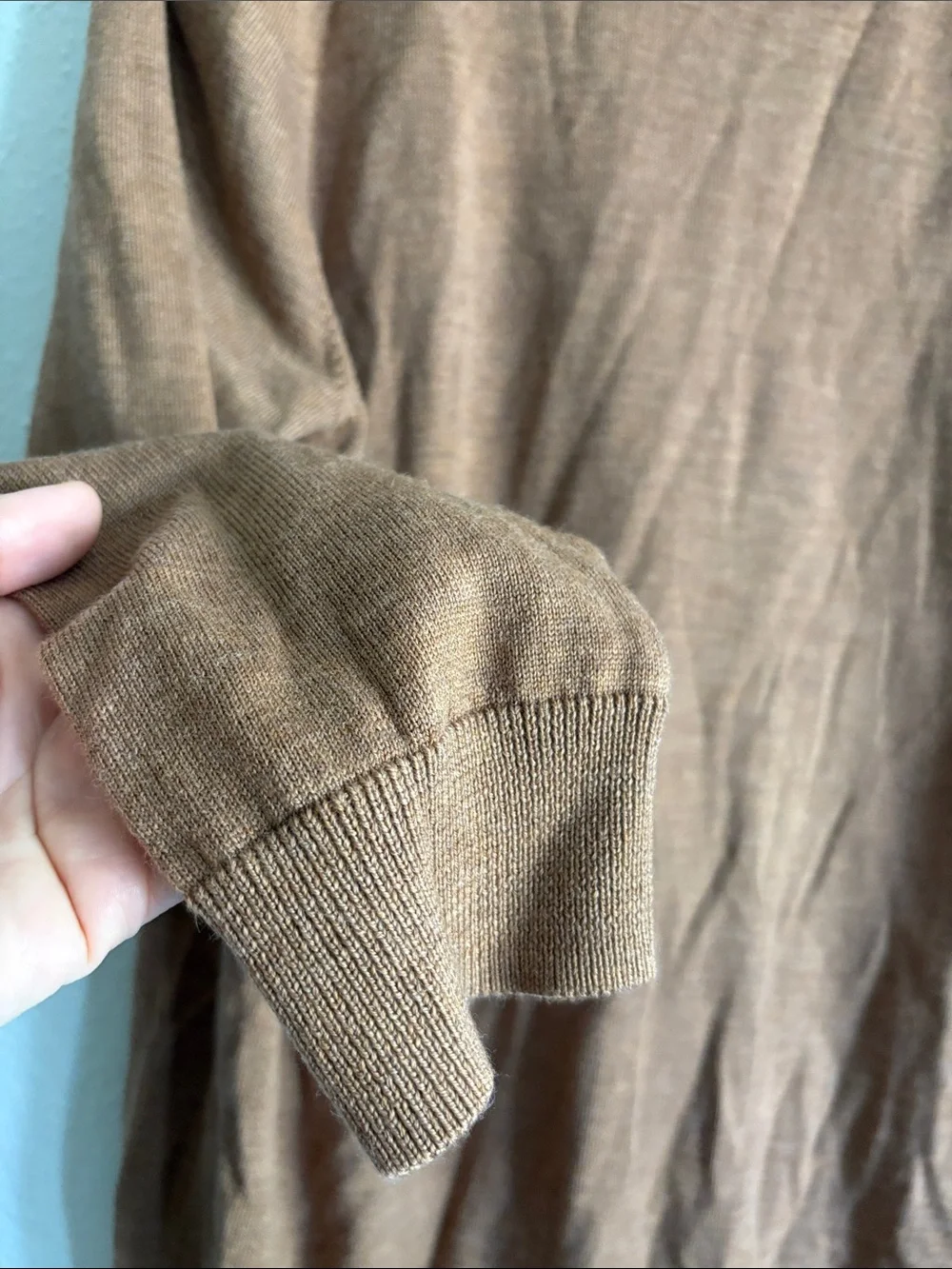Nordstrom Men’s Merino Wool Turtleneck - camel